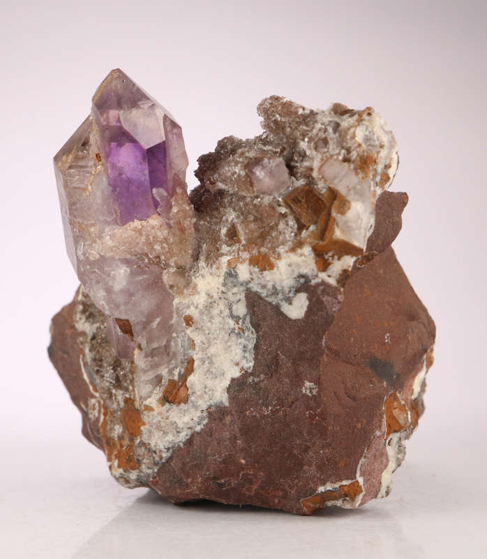 Amethyst Quartz on Matrix, Gobobosebberge Mnt, Namibia