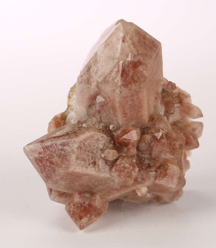 Hematite in Quartz Cluster, Orange River Area, Northern Cape, South Africa