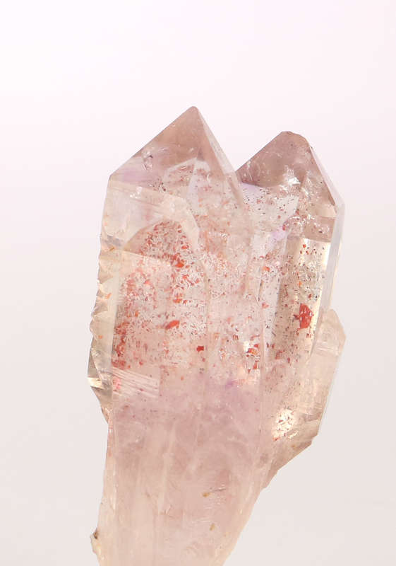 Quartz Scepter Cluster with Hematite incl, Gobobosebberge Mnt, Namibia