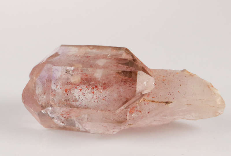 Quartz Scepter Cluster with Hematite incl, Gobobosebberge Mnt, Namibia