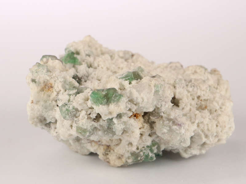 Fluorite On Feldspar, Erongo Mnt Region, Namibia