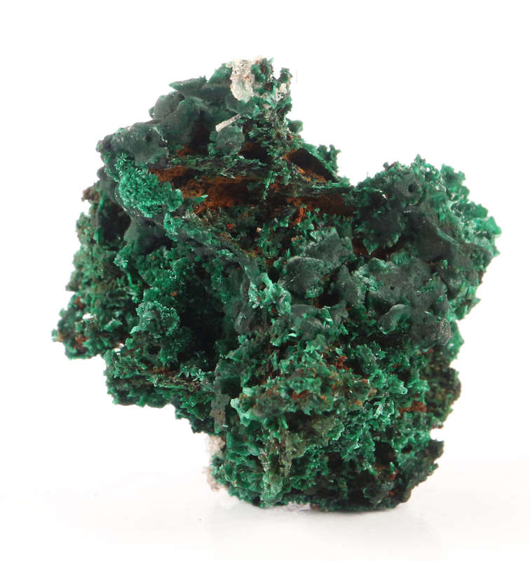 Baryte on Malachite, Shinkolobwe Mine, Katanga, DR Congo