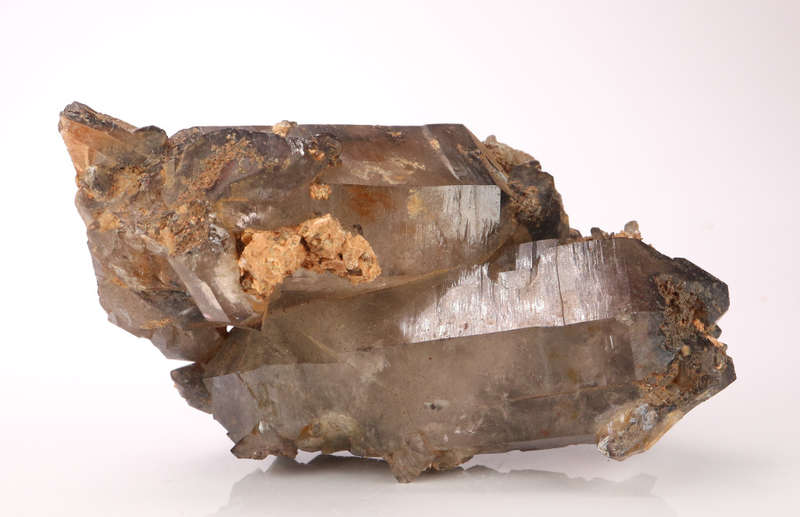 Hematite Included Quartz Cluster, Orange River Area, Northern Cape, South Africa