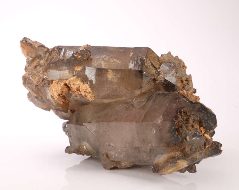 Hematite Included Quartz Cluster, Orange River Area, Northern Cape, South Africa