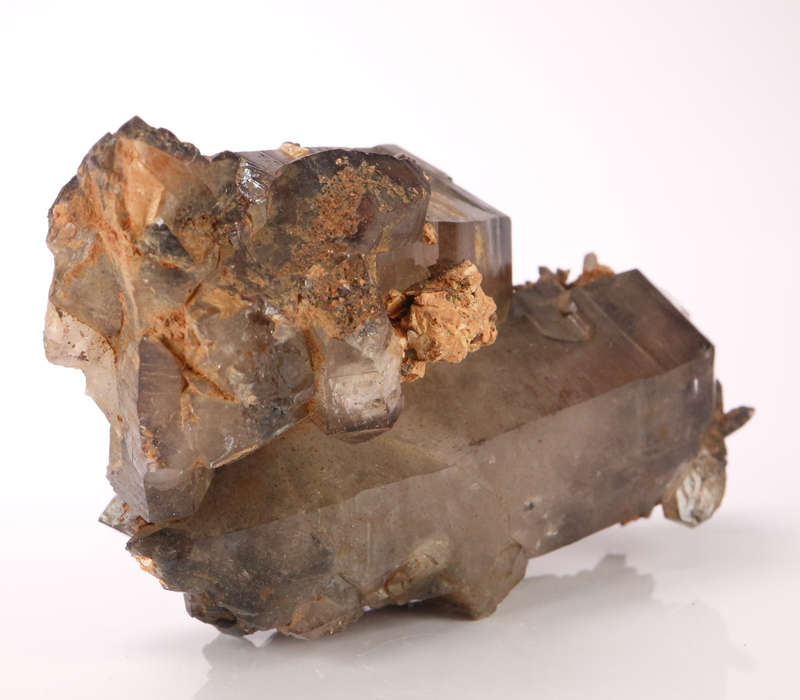 Hematite Included Quartz Cluster, Orange River Area, Northern Cape, South Africa