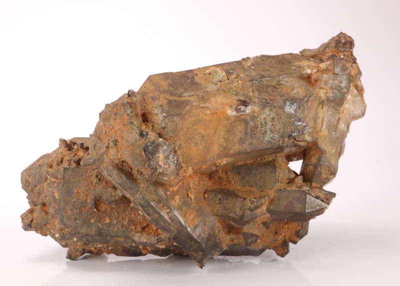 Hematite Included Quartz Cluster, Orange River Area, Northern Cape, South Africa