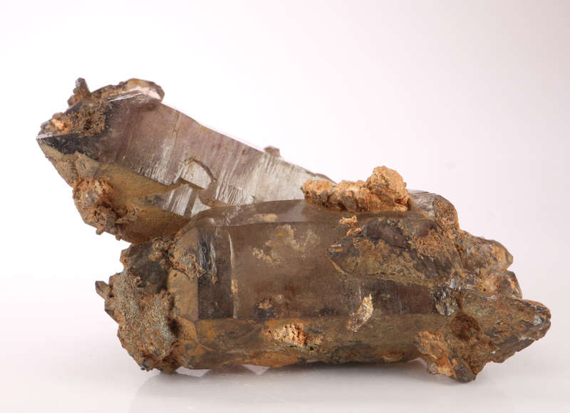 Hematite Included Quartz Cluster, Orange River Area, Northern Cape, South Africa