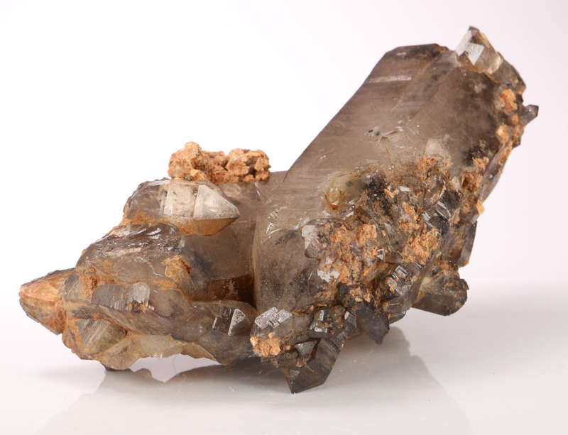 Hematite Included Quartz Cluster, Orange River Area, Northern Cape, South Africa