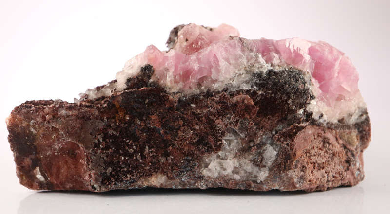 Cobaltoan Calcite on Matrix, Mashamba West Mine, DRC