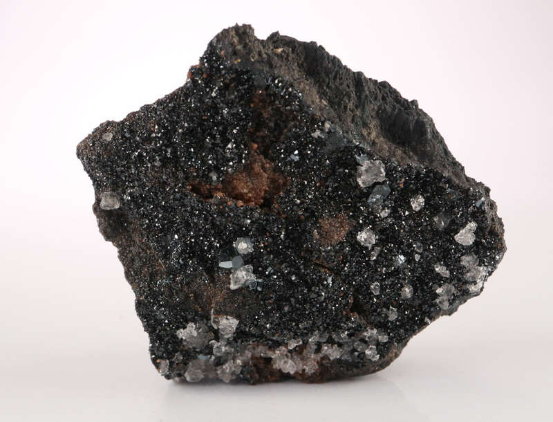 Calcite and Hematite on Matrix, N`Chwaning II, Northern Cape, South Africa