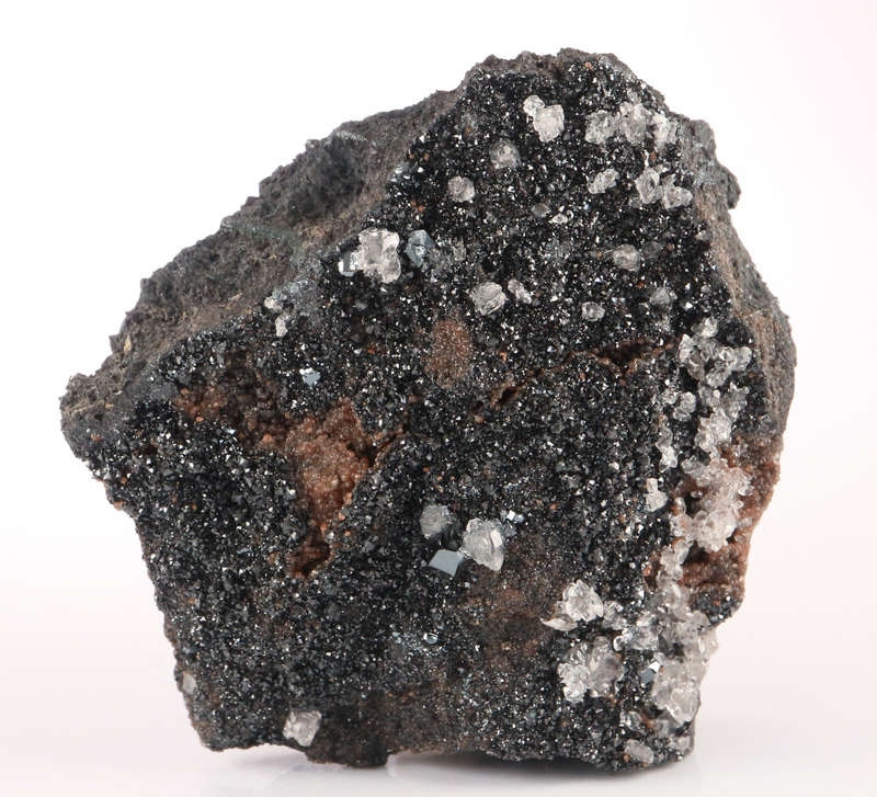 Calcite and Hematite on Matrix, N`Chwaning II, Northern Cape, South Africa