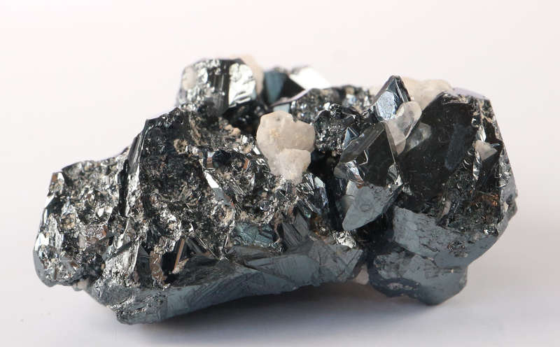 Calcite on Hematite Cluster, N`Chwaning II, Northern Cape, South Africa