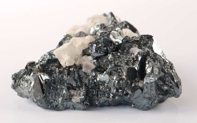 Calcite on Hematite Cluster, N`Chwaning II, Northern Cape, South Africa