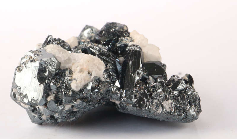 Calcite on Hematite Cluster, N`Chwaning II, Northern Cape, South Africa