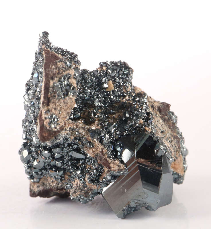 Hematite on matrix, N`Chwaning II, Northern Cape, South Africa