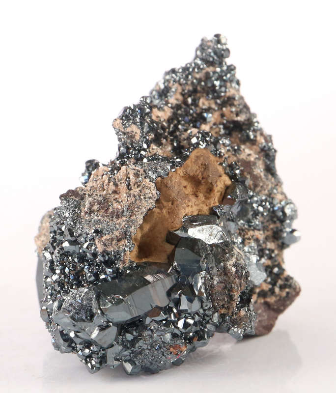 Hematite on matrix, N`Chwaning II, Northern Cape, South Africa