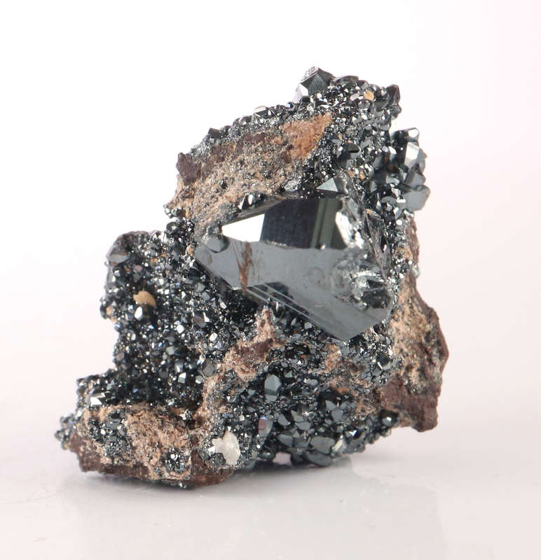 Hematite on matrix, N`Chwaning II, Northern Cape, South Africa