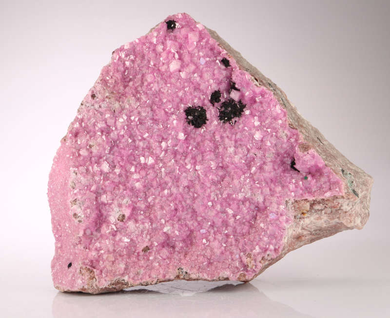 Cobaltoan Calcite on Matrix, Mashamba West Mine, DRC