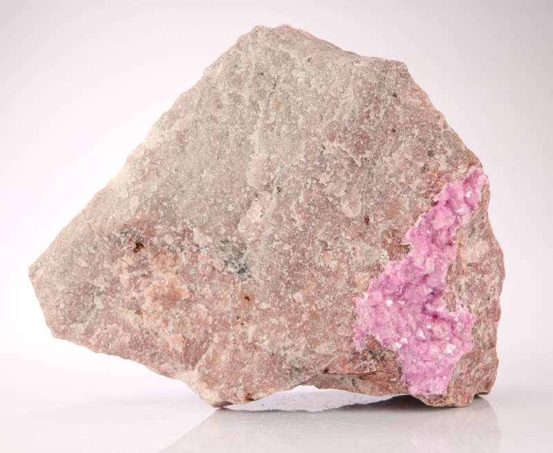 Cobaltoan Calcite on Matrix, Mashamba West Mine, DRC
