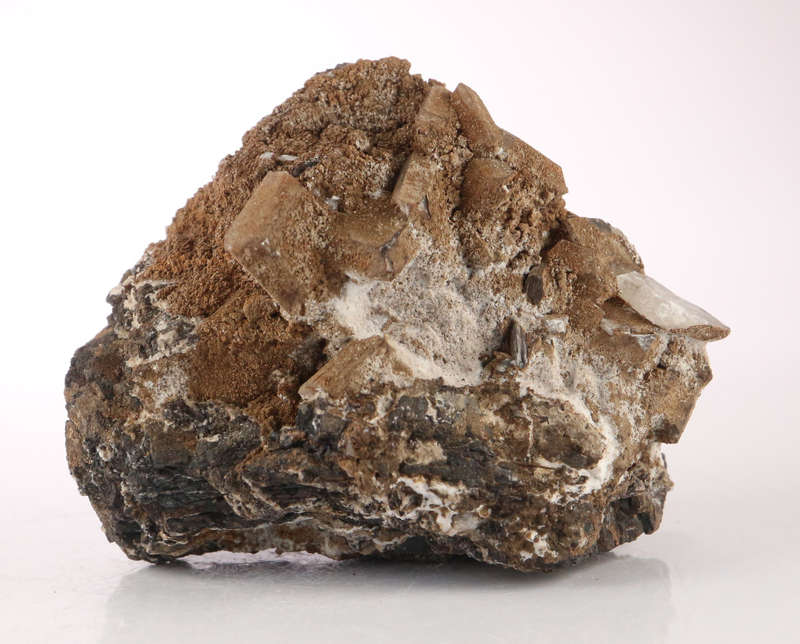 Hydroxyapophyllite on Matrix, N`Chwaning II, Northern Cape, South Africa