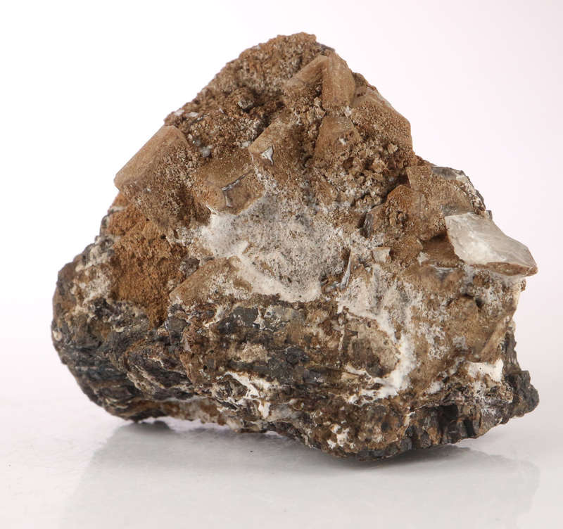 Hydroxyapophyllite on Matrix, N`Chwaning II, Northern Cape, South Africa
