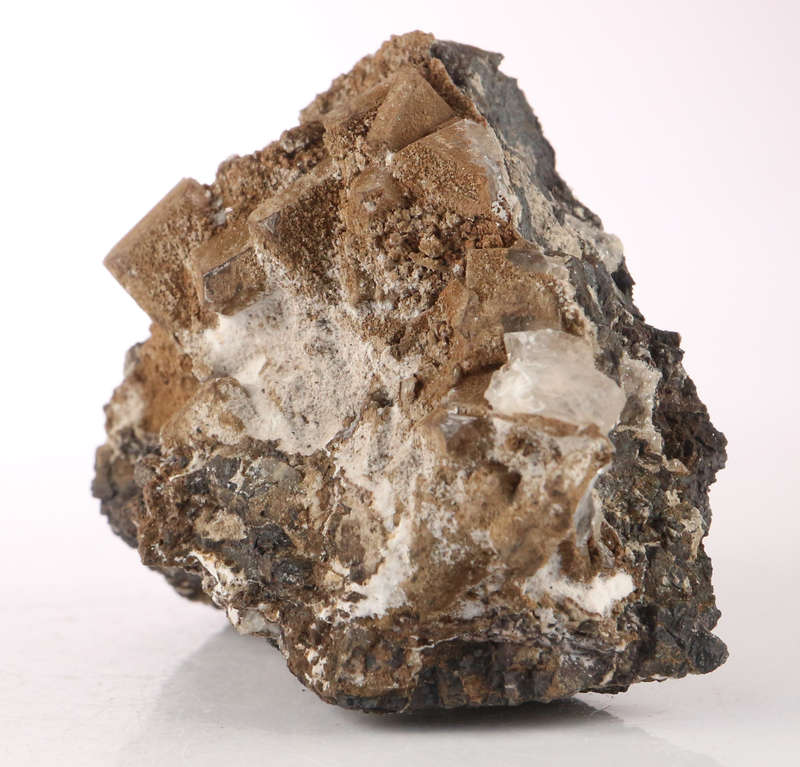 Hydroxyapophyllite on Matrix, N`Chwaning II, Northern Cape, South Africa