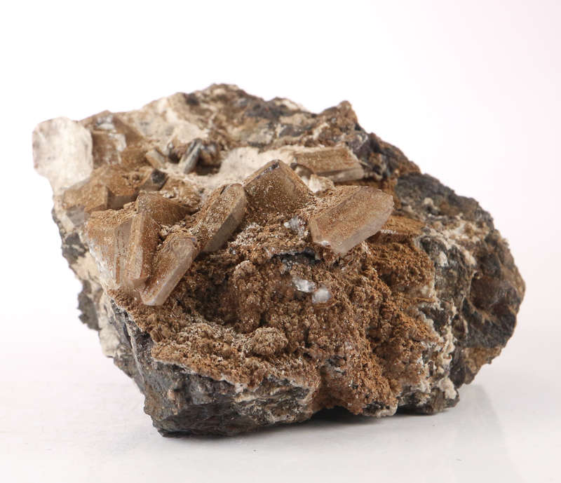 Hydroxyapophyllite on Matrix, N`Chwaning II, Northern Cape, South Africa