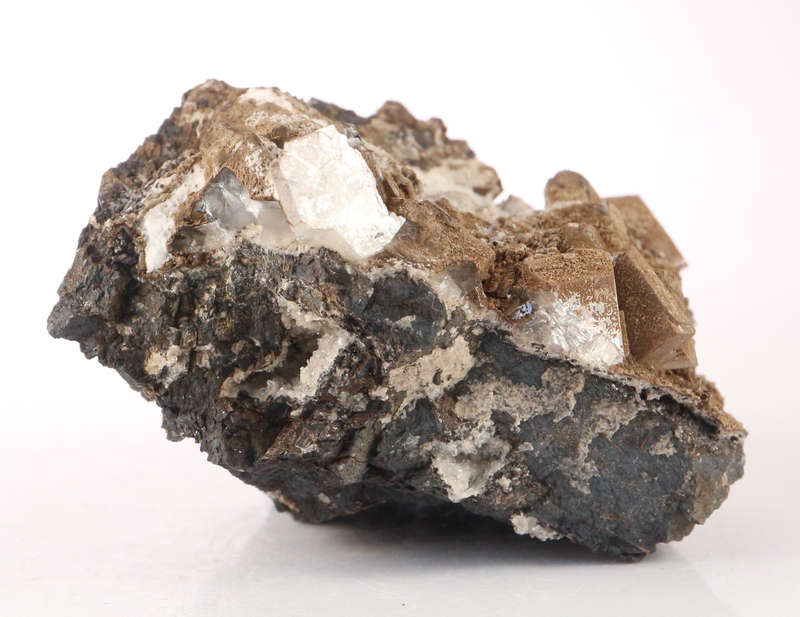 Hydroxyapophyllite on Matrix, N`Chwaning II, Northern Cape, South Africa