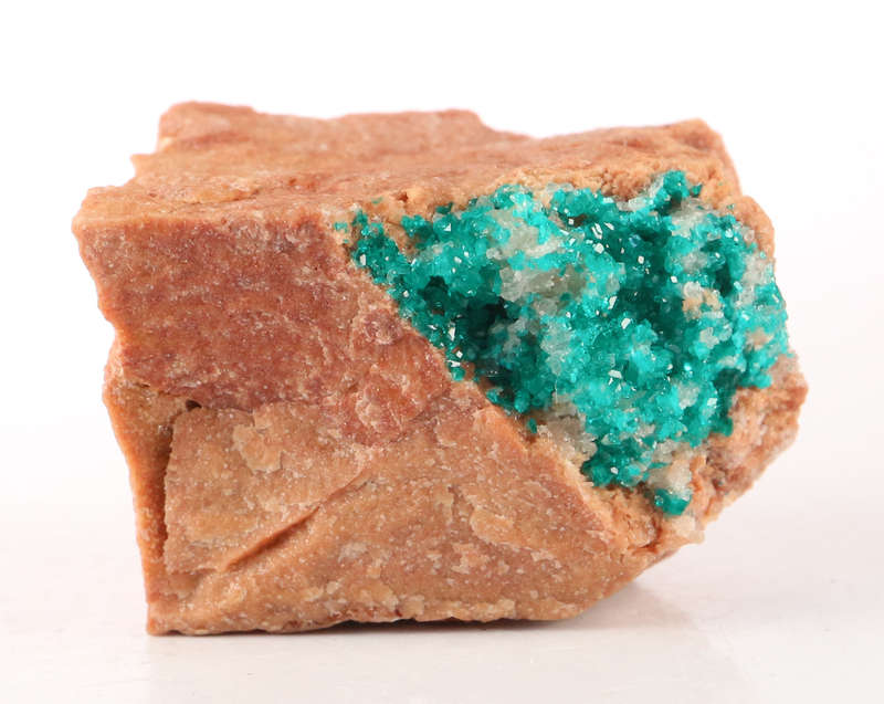 Dioptase on Matrix, Kaokoveld Region, Namibia