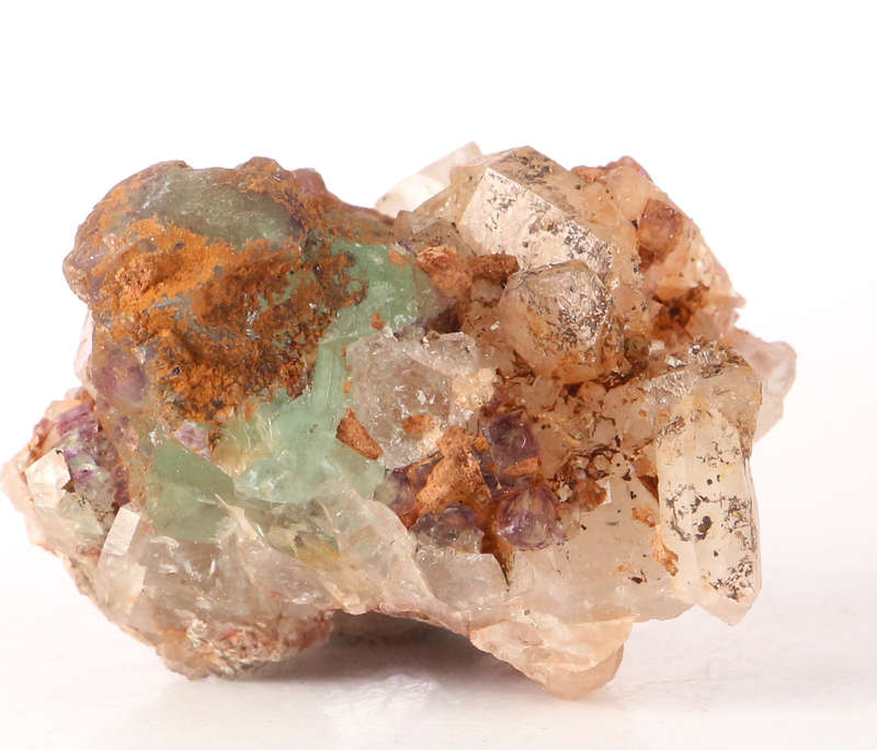 Fluorite and Quartz Cluster, Riemvasmaak, Northern Cape, South Africa