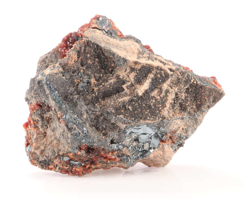Andradite on Hematite, Wessels Mine, Northern Cape, South Africa