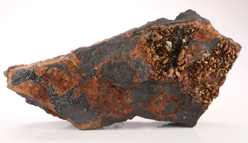 Sturmanite & Manganite on Matrix, N`Chwaning II, Northern Cape, South Africa