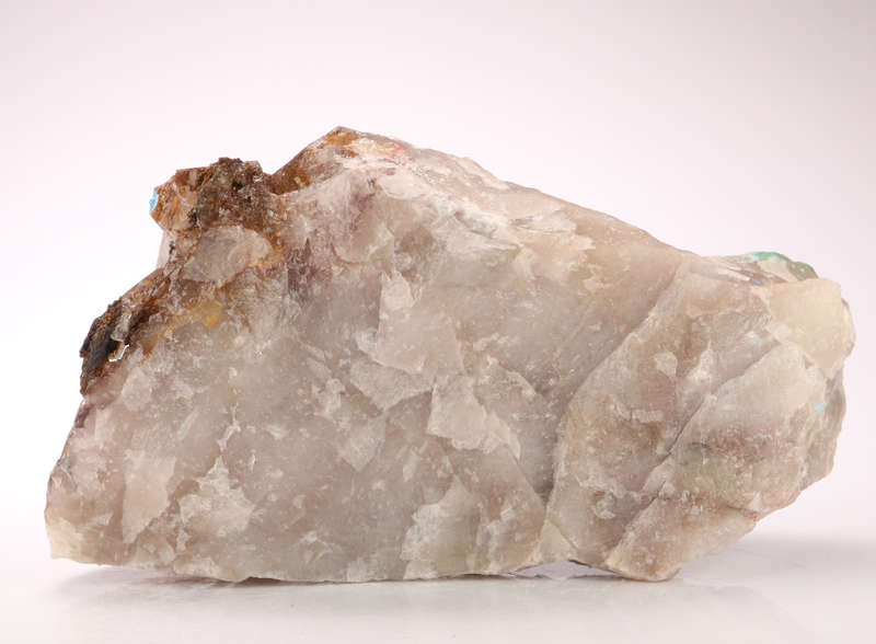 Shattuckite on Quartz, Kaokoveld Region, Namibia
