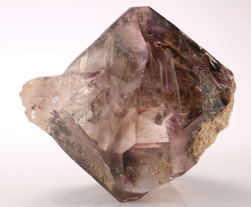 Amethyst/Smoky Quartz, Gobobosebberge Mnt, Namibia