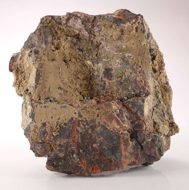 Calcite, hematite on Matrix, N'Chwaning II, Northern Cape, South Africa
