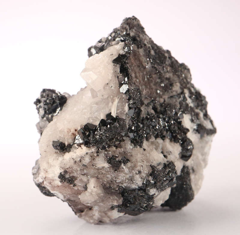 Calcite on Hematite, Wessels Mine, Northern Cape, South Africa