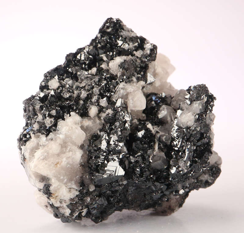 Calcite on Hematite, Wessels Mine, Northern Cape, South Africa