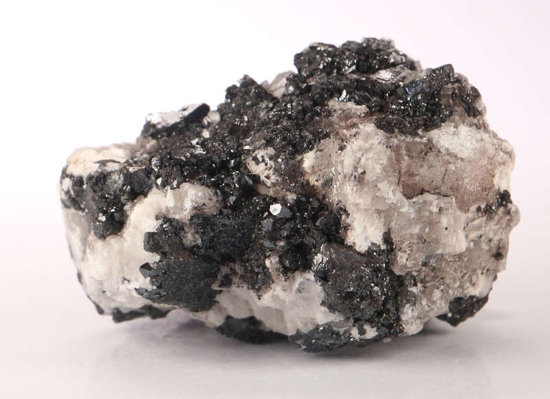 Calcite on Hematite, Wessels Mine, Northern Cape, South Africa