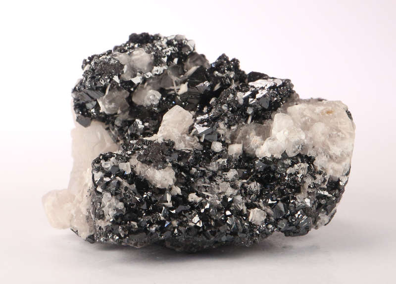 Calcite on Hematite, Wessels Mine, Northern Cape, South Africa