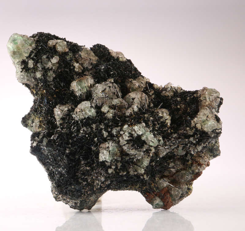 Fluorite and black Tourmaline, Erongo Mnt Region, Namibia