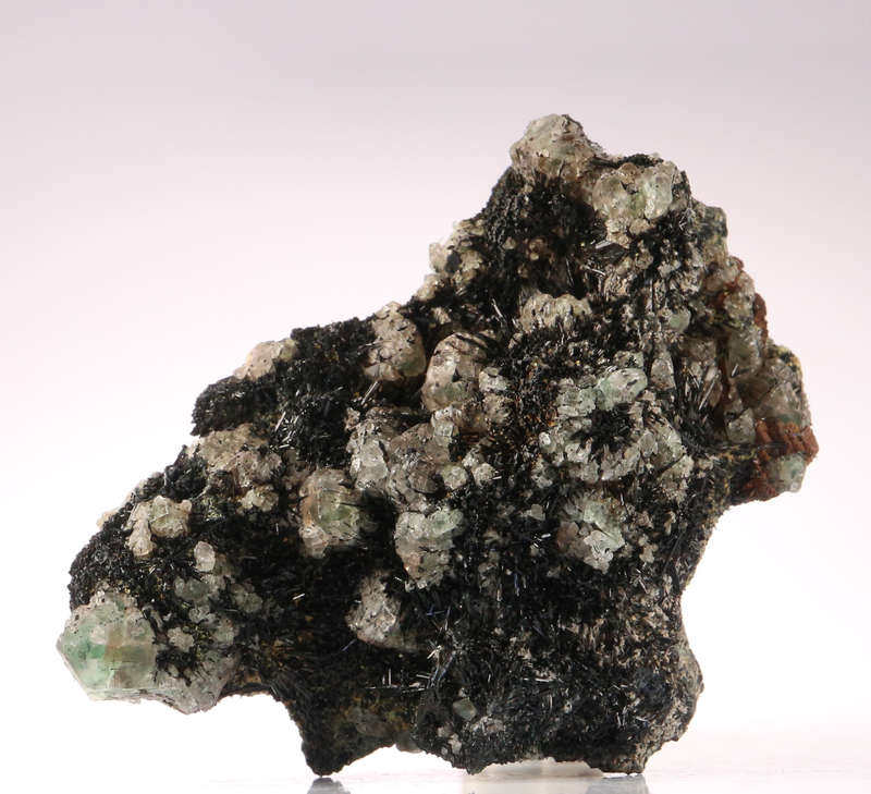 Fluorite and black Tourmaline, Erongo Mnt Region, Namibia