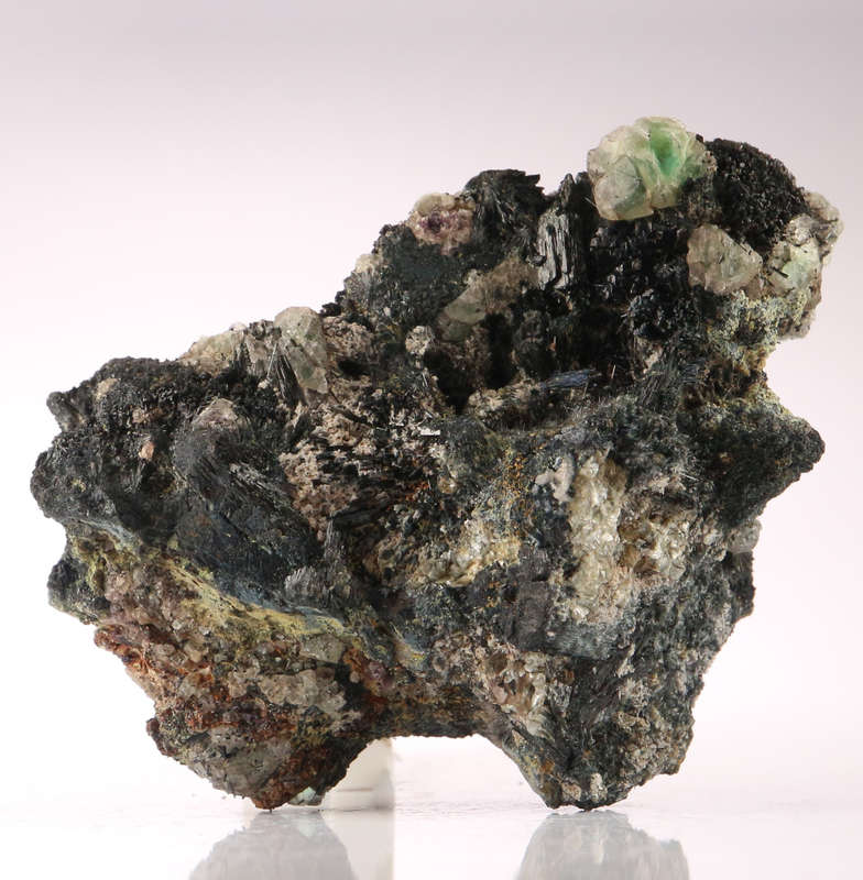 Fluorite and black Tourmaline, Erongo Mnt Region, Namibia