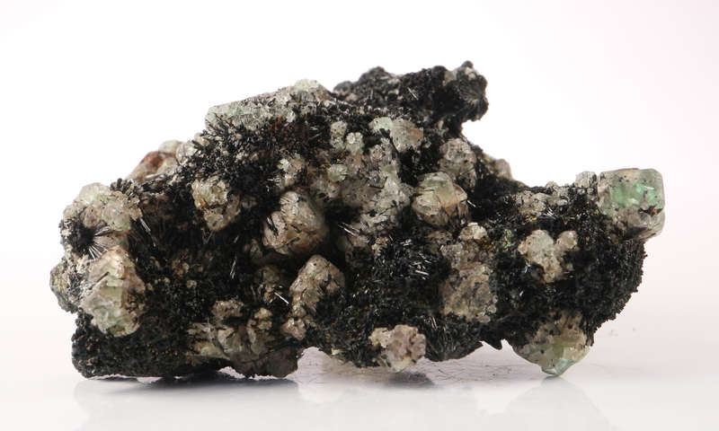 Fluorite and black Tourmaline, Erongo Mnt Region, Namibia