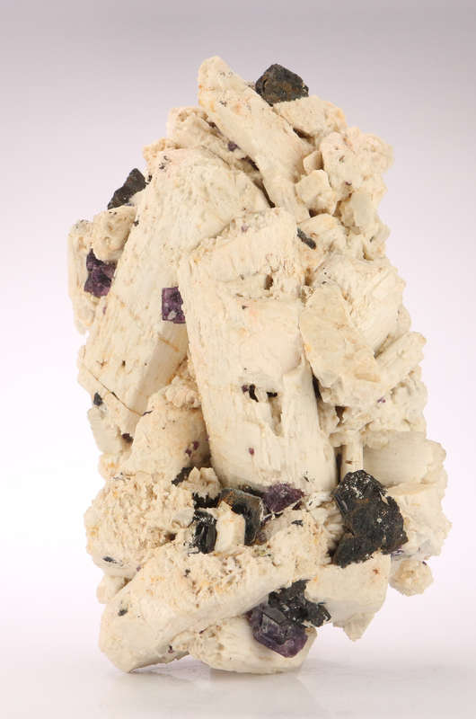Fluorite on Feldspar Cluster, Erongo Mnt Region, Namibia