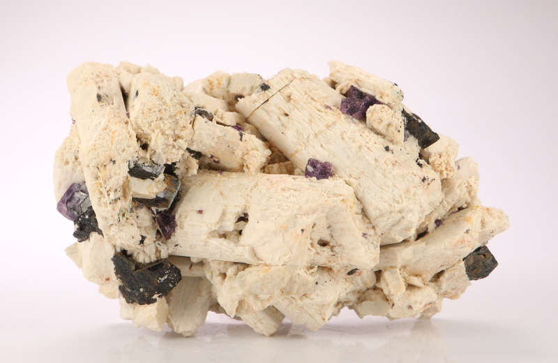 Fluorite on Feldspar Cluster, Erongo Mnt Region, Namibia