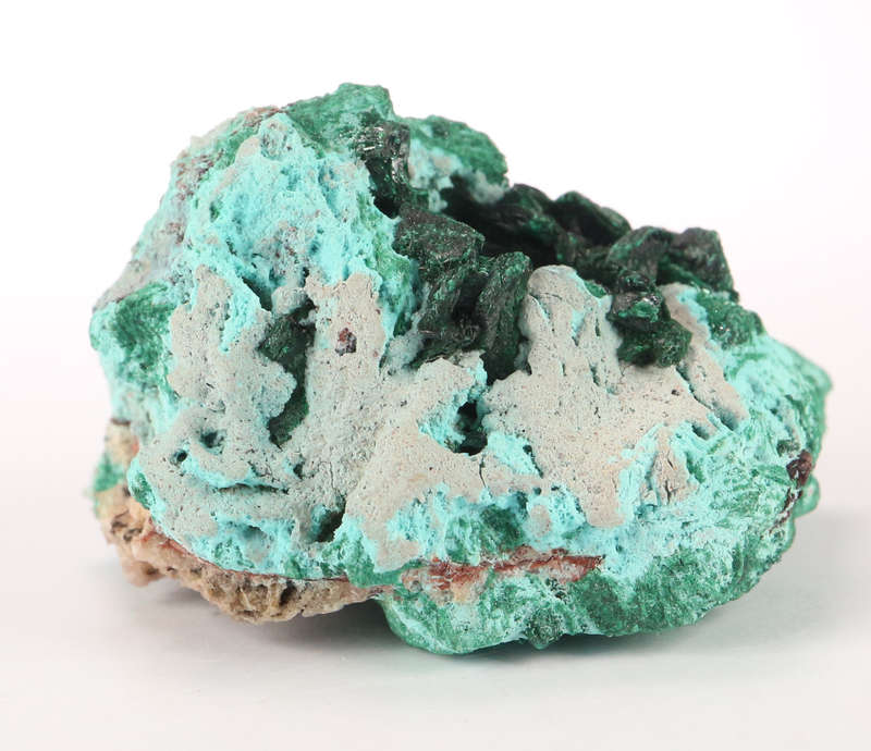 Malachite on Chrysocolla, Mashamba West Mine, DRC