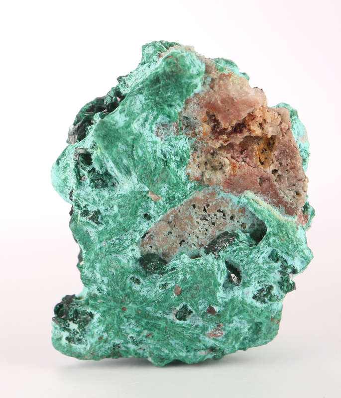 Malachite on Chrysocolla, Mashamba West Mine, DRC