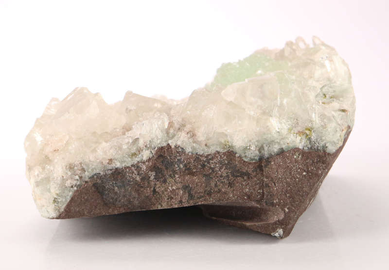 Prehnite, Quartz, Analcime and Calcite, Gobobosebberge Mnt, Namibia