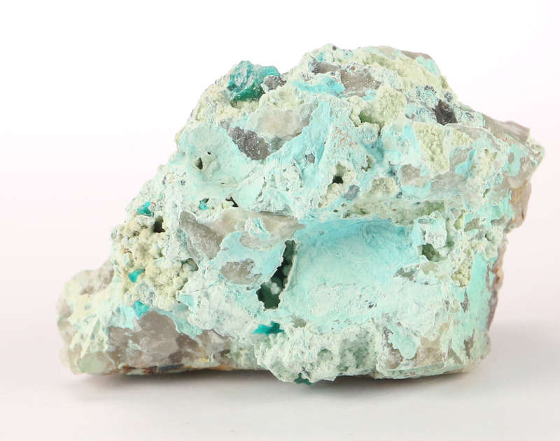 Plancheite on Quartz, Kaokoveld Region, Namibia