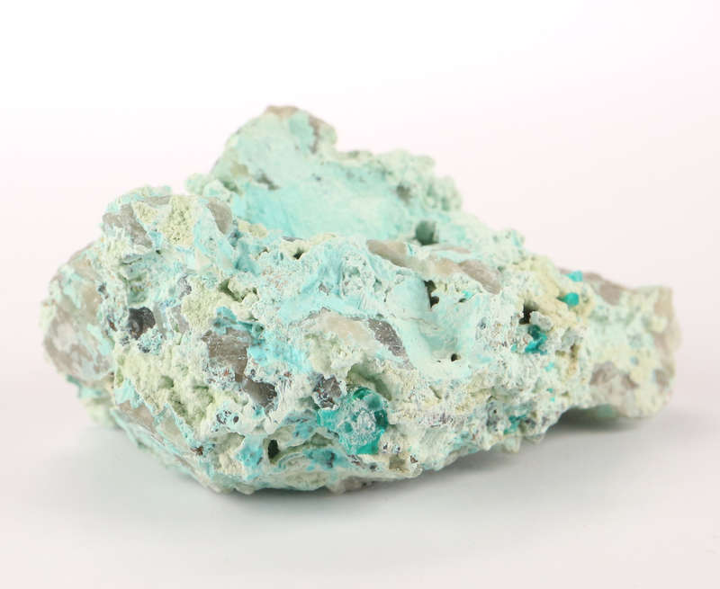 Plancheite on Quartz, Kaokoveld Region, Namibia